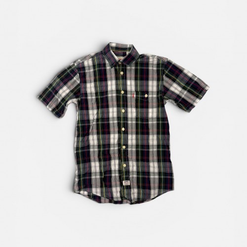 Levi’s Unisex Καρό Κοντομάνικο Πουκάμισο M